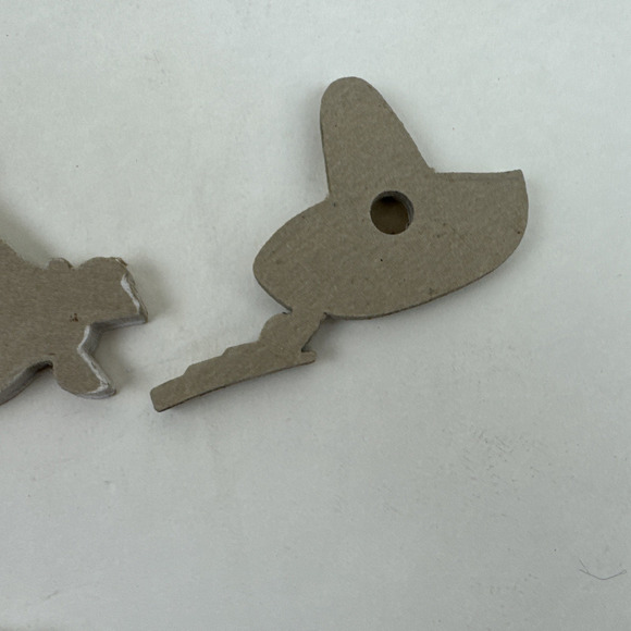 Vintage The Dolly Toy Co Cowboy Western Stage Coach Nursery Wall Plaque 1958 Set - Picture 7 of 16